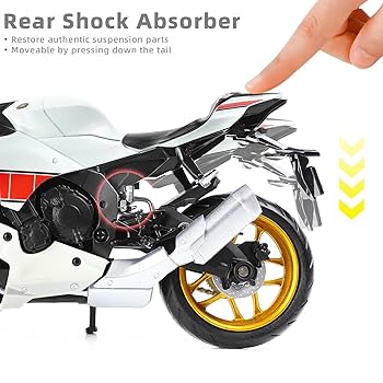 Amazon.com: Risopen 1:12 Motorcycle Model Toy for Yamaha YZF